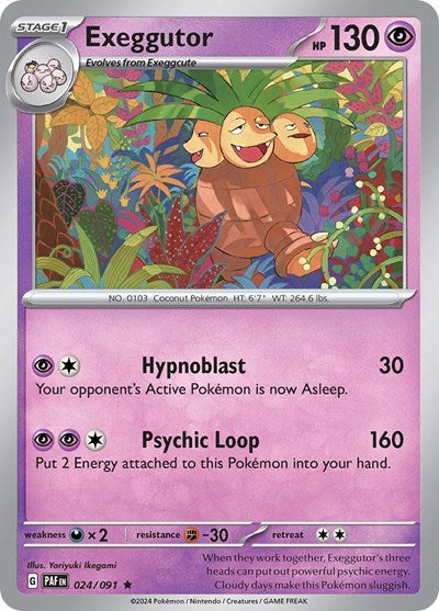 Exeggutor (SV: Paldean Fates) Light Play Holofoil