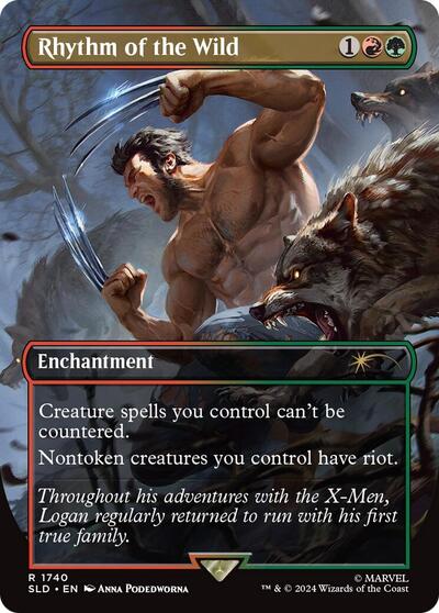 Rhythm of the Wild (Rainbow Foil) (Secret Lair) Light Play Foil