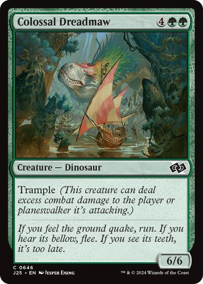 Colossal Dreadmaw (Foundations Jumpstart) Light Play