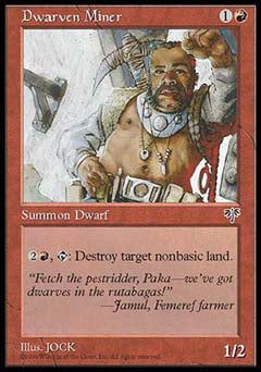Dwarven Miner (Mirage) Medium Play