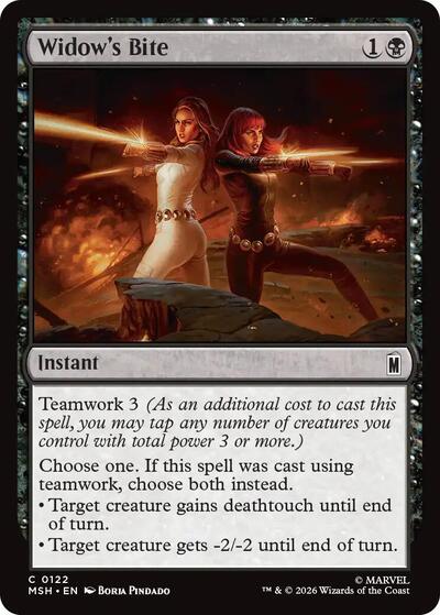 Widow's Bite (Marvel Super Heroes) Light Play