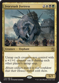 Ivorytusk Fortress (Khans of Tarkir) Light Play