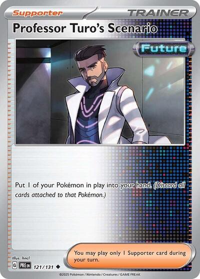 Professor Turo's Scenario (SV: Prismatic Evolutions) Light Play
