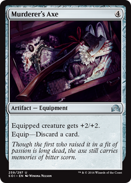 Murderer's Axe (Shadows Over Innistrad) Light Play