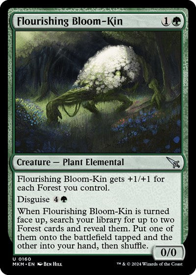 Flourishing Bloom-Kin (Murders at Karlov Manor) Light Play Foil