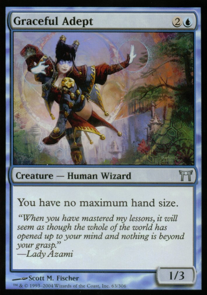 Graceful Adept (Champions of Kamigawa) Light Play