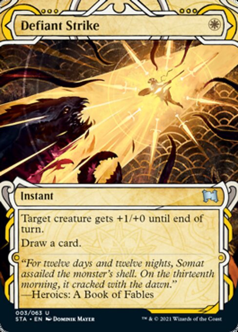 Defiant Strike (Strixhaven Mystical Archive) Light Play