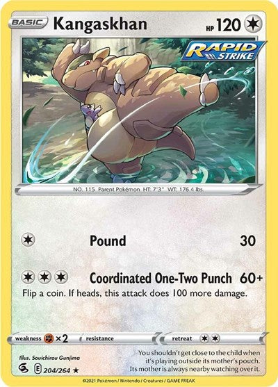Kangaskhan (SWSH08: Fusion Strike) Light Play