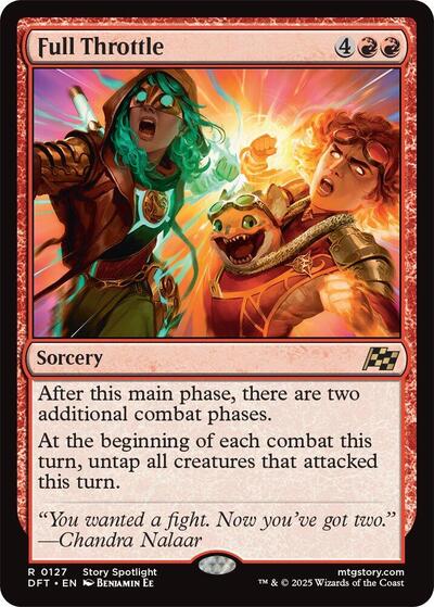 Full Throttle (Aetherdrift) Light Play Foil