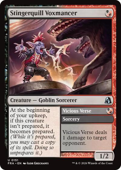 Stingerquill Voxmancer (Reality Fracture) Light Play