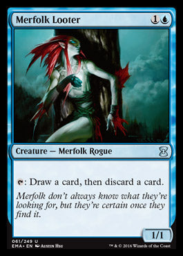 Merfolk Looter (Eternal Masters) Light Play