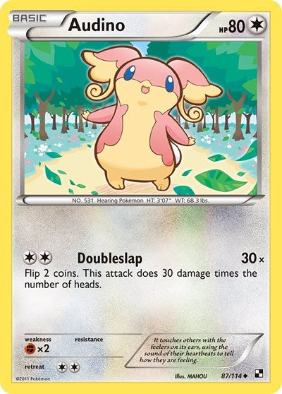 Audino (Black and White) Medium Play