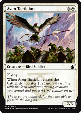 Aven Tactician (Dragons of Tarkir) Light Play