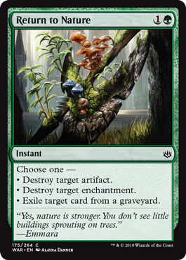 Return to Nature (War of the Spark) Heavy Play