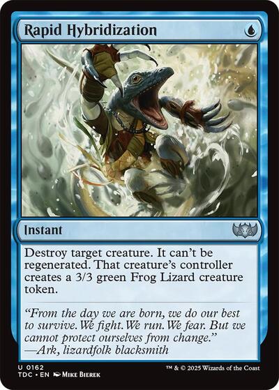 Rapid Hybridization (Commander: Tarkir: Dragonstorm) Light Play