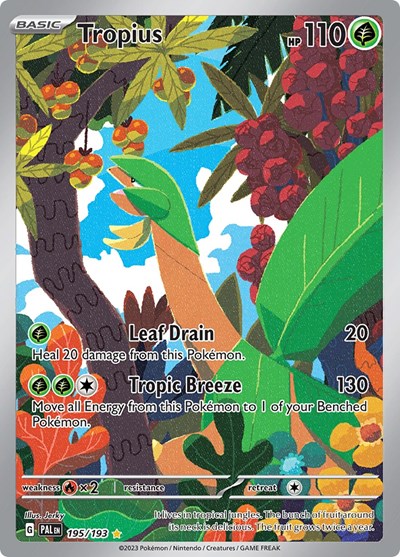 Tropius - 195 (SV02: Paldea Evolved) Near Mint Holofoil
