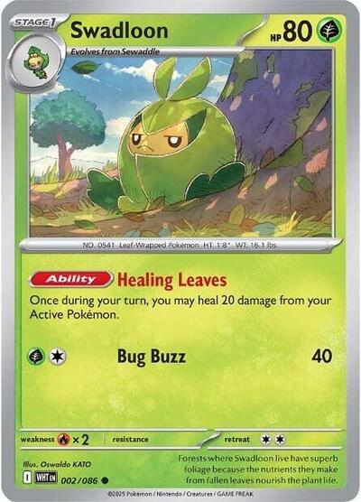 Swadloon (SV: White Flare) Light Play Reverse Holofoil