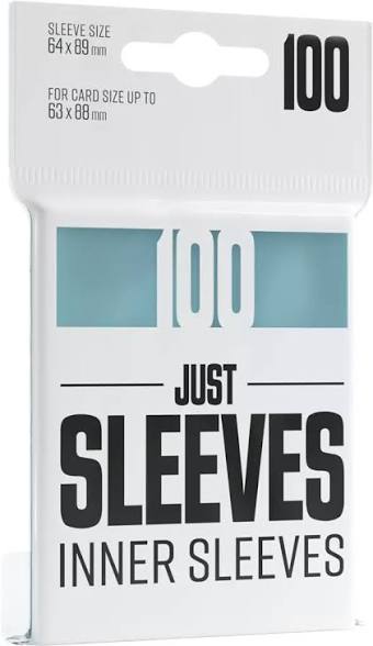 Gamegenic Just Sleeves: Standard Card Game - Inner Sleeves [100ct]