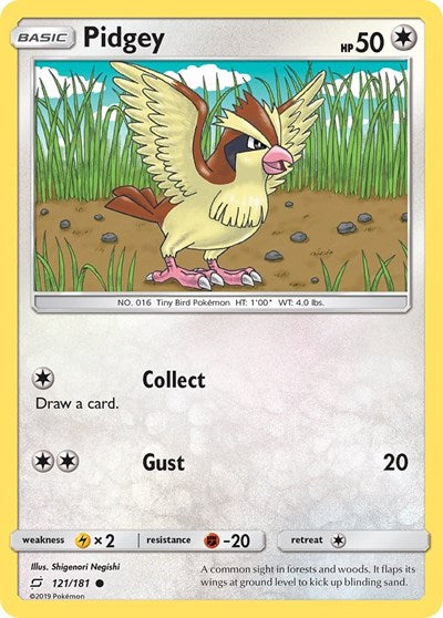 Pidgey (121) (SM - Team Up) Light Play