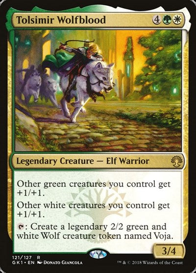 Tolsimir Wolfblood (Guilds of Ravnica: Guild Kits) Light Play