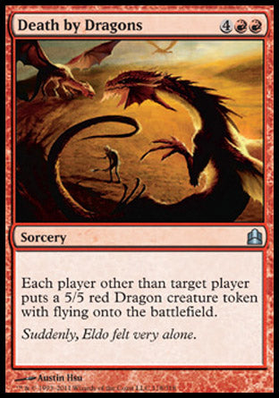 Death by Dragons (Commander) Light Play
