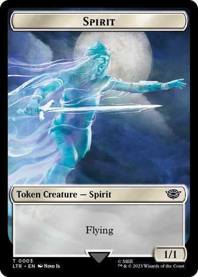 Spirit Token (Universes Beyond: The Lord of the Rings: Tales of Middle-earth) Light Play