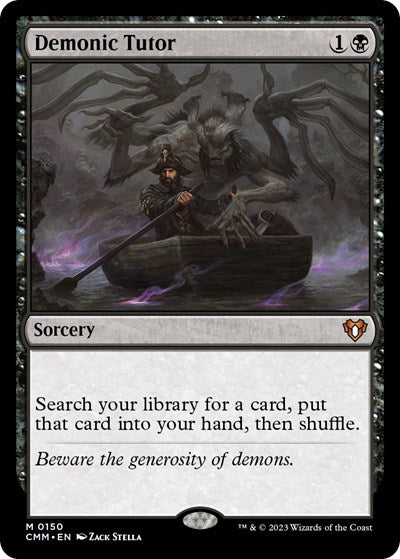Demonic Tutor (Commander Masters) Near Mint