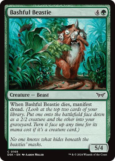 Bashful Beastie (Duskmourn: House of Horror) Light Play