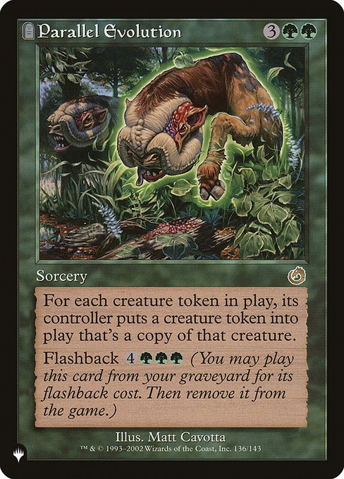 Parallel Evolution (The List) Near Mint