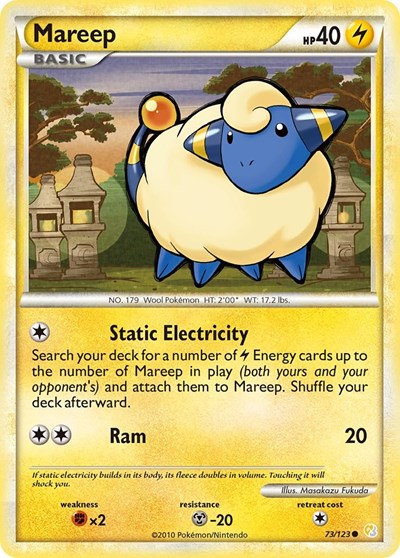 Mareep (HeartGold SoulSilver) Heavy Play