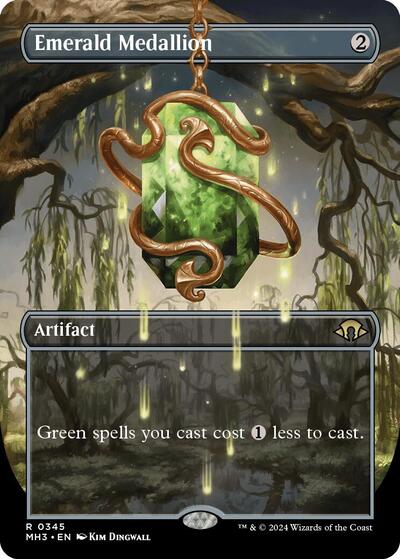 Emerald Medallion (Borderless) (Modern Horizons 3) Near Mint Foil