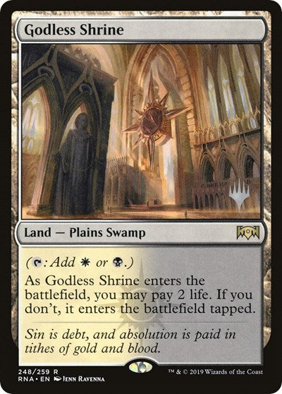 Godless Shrine (Promo Pack: Throne of Eldraine) Near Mint Foil