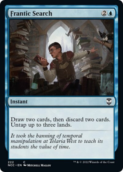 Frantic Search (Commander: Streets of New Capenna) Light Play