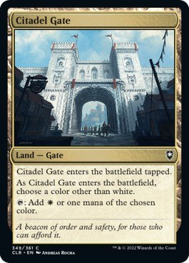 Citadel Gate (Commander Legends: Battle for Baldur's Gate) Light Play