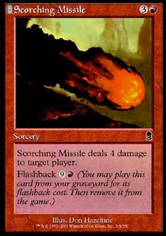 Scorching Missile (Odyssey) Light Play Foil