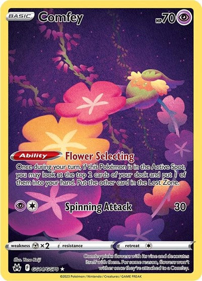 Comfey (Crown Zenith: Galarian Gallery) Near Mint Holofoil