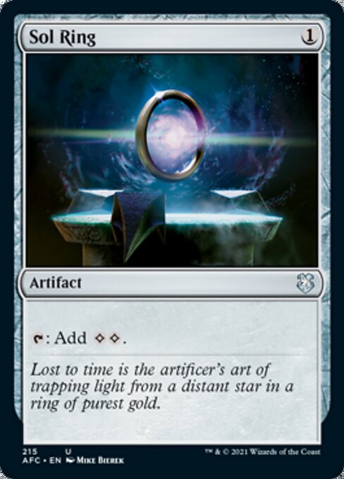 Sol Ring (Commander 2021 Forgotten Realms) Light Play