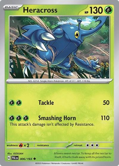 Heracross - 006 (SV02: Paldea Evolved) Light Play