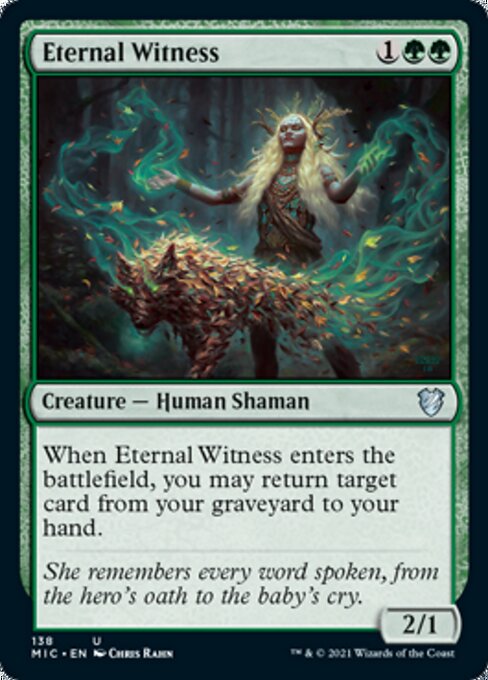 Eternal Witness (Commander 2021 Midnight Hunt) New