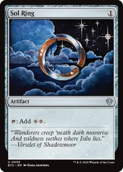 Sol Ring (0058) (Commander: Lorwyn Eclipsed) Light Play