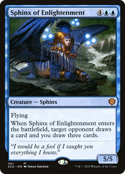 Sphinx of Enlightenment (Commander 2022 Starter Decks) Light Play