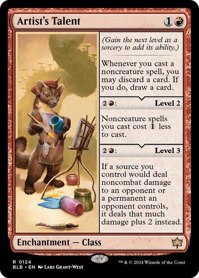 Artist's Talent (Bloomburrow) Light Play Foil