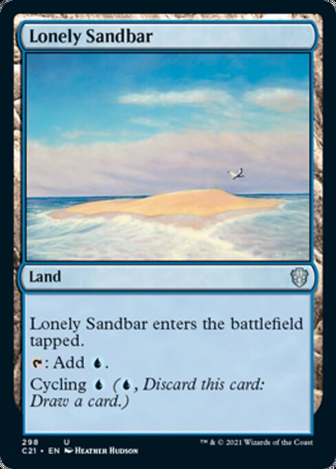 Lonely Sandbar (Commander 2021 Strixhaven) Light Play