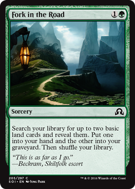 Fork in the Road (Shadows Over Innistrad) Light Play
