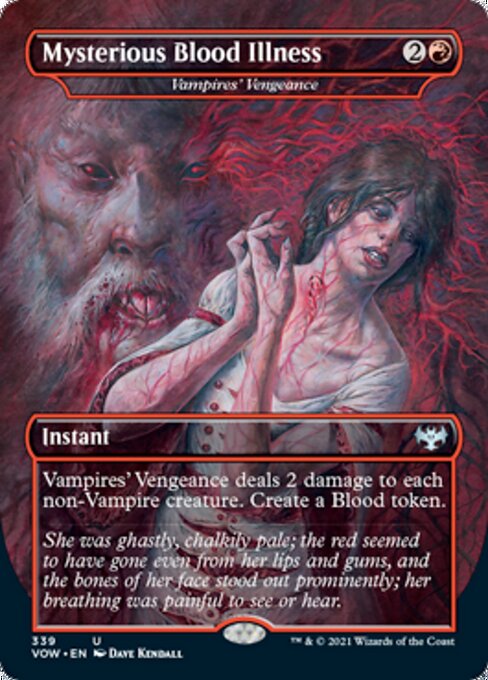 Mysterious Blood Illness (Innistrad: Crimson Vow) Light Play