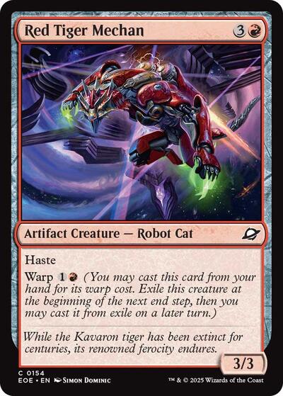 Red Tiger Mechan (Edge of Eternities) Light Play