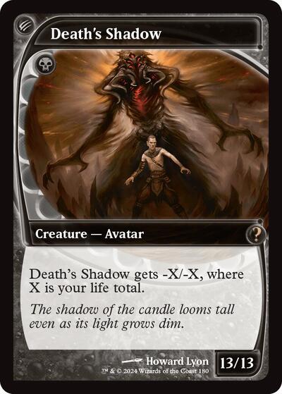 Death's Shadow (Future Sight) (Mystery Booster 2) Light Play