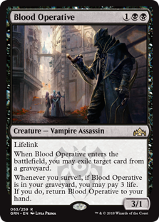 Blood Operative (Guilds of Ravnica) Light Play