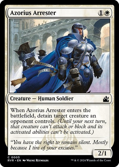 Azorius Arrester (Ravnica Remastered) Light Play