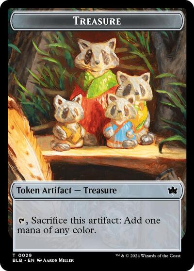 Treasure Token (Bloomburrow) Light Play